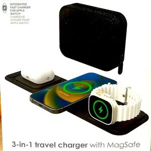 NIB MOPHIE 3-in-1 TRAVEL CHARGER